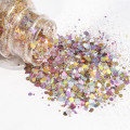 Hot sale cheap nail chunky glitter powder